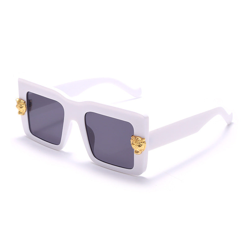 Wide Flat Top Sunglasses