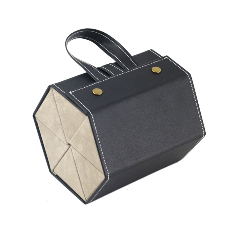 Leather Multiple Glasses Storage Case