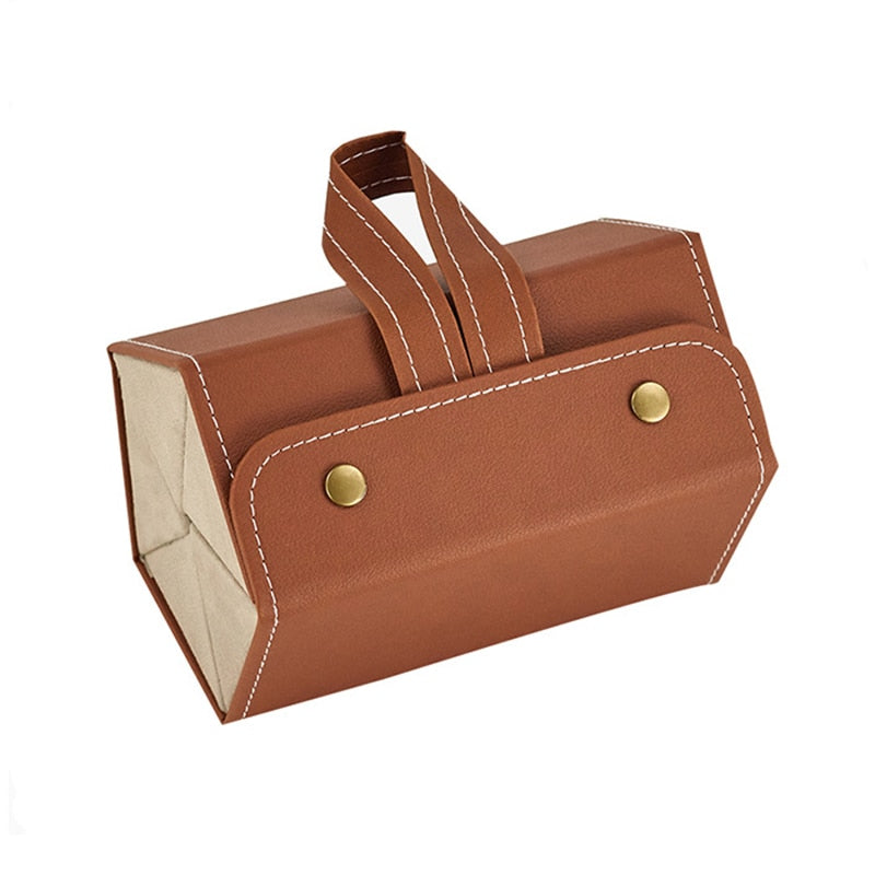 Leather Multiple Glasses Storage Case