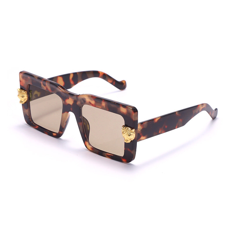 Wide Flat Top Sunglasses