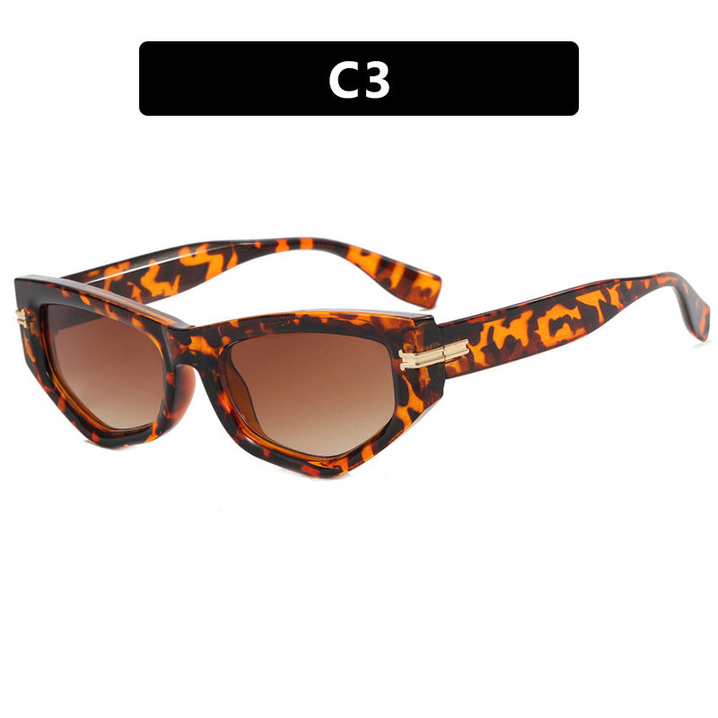 Irregular Cat-eye Sunglasses