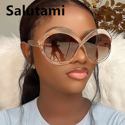 Unique Arc Oversize Sunglasses