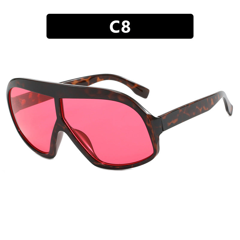 Conjoined Large Frame Sunglasses