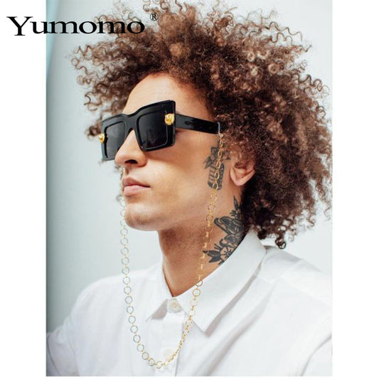 Wide Flat Top Sunglasses