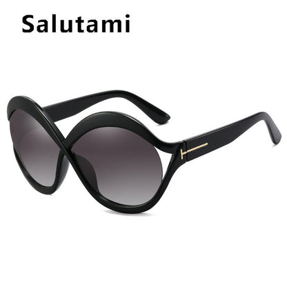 Unique Arc Oversize Sunglasses