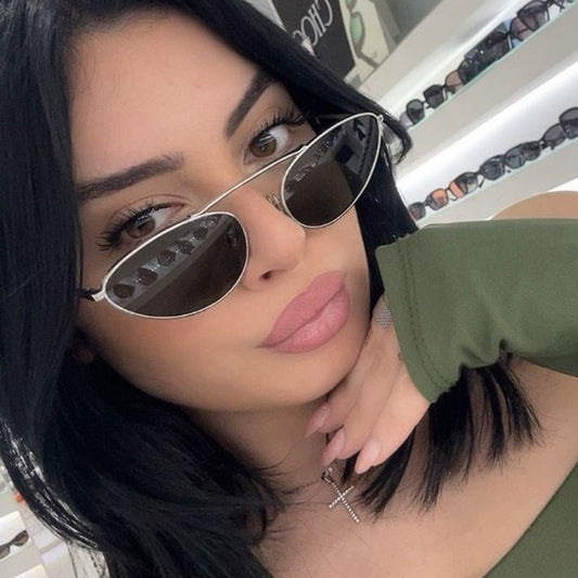 Single Beam Cat-eye Sunglasses