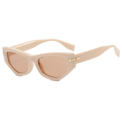 Irregular Cat-eye Sunglasses