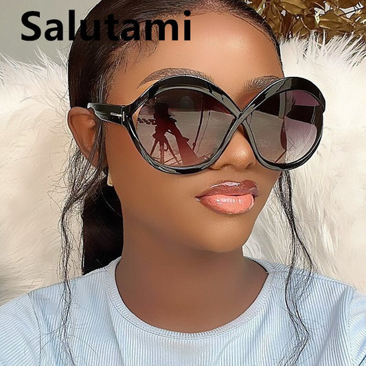 Unique Arc Oversize Sunglasses