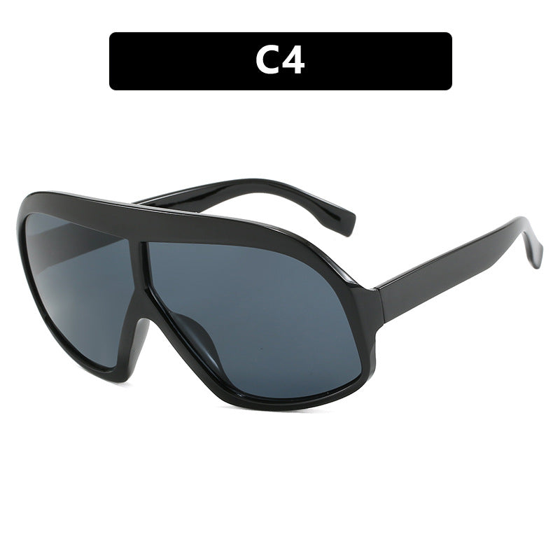 Conjoined Large Frame Sunglasses