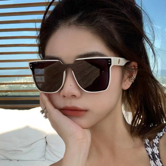 Rice Nail Big Frame Sunglasses