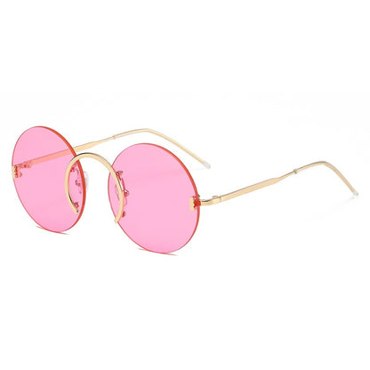 Punk Style Round Frame Sunglasses