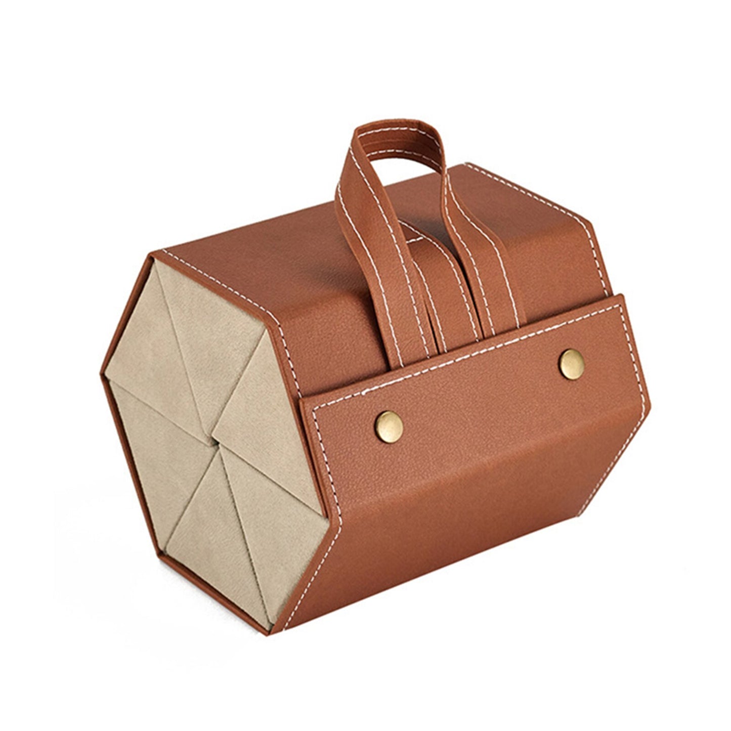 Leather Multiple Glasses Storage Case