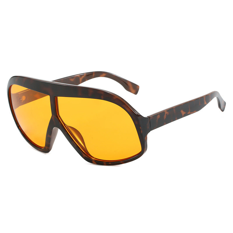Conjoined Large Frame Sunglasses